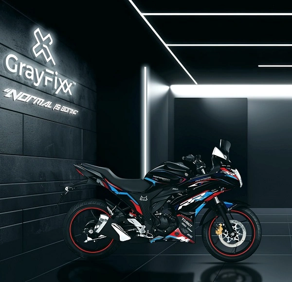 RR Edition Full Body Sticker for Gixxer SF 150 Bs4 | Made in Premium Gloss Vinyl with FPF (Fade Protection Film), Waterproof, Precut Sticker, Pack of 1